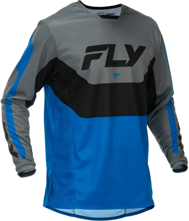 Kinetic Jersey Blue/Grey/Black Sm - FLY RACING