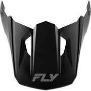 Kinetic Solid Helmet Visor Matte Black Xs/Sm - FLY RACING