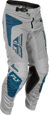 Kinetic Mesh Sym Pants Grey/Blue Sz 40 - FLY RACING