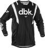 Kinetic Mesh Dbk Jersey Black/White Lg - FLY RACING