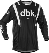 Kinetic Mesh Dbk Jersey Black/White Md - FLY RACING
