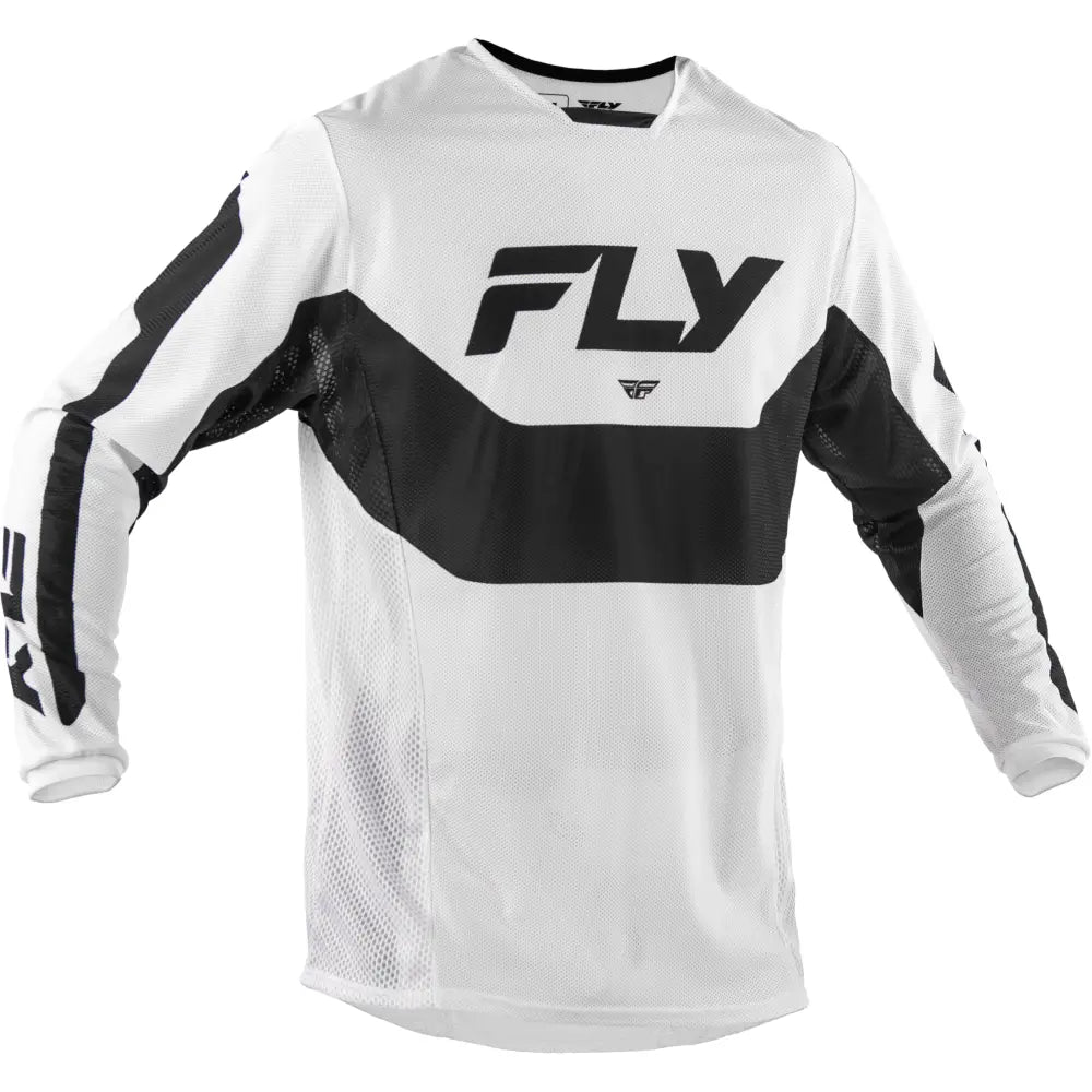 Kinetic Mesh Jersey White/Black Lg