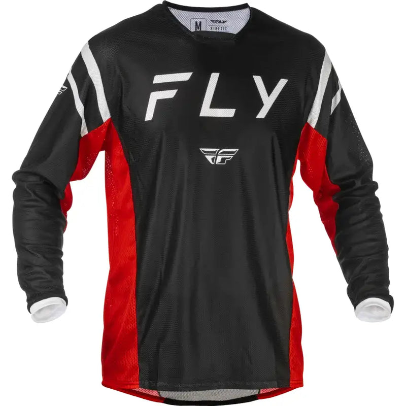 Kinetic Mesh Center Jersey Black/White/Red Xl - FLY RACING