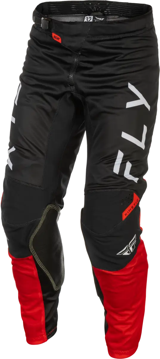 Kinetic Mesh Center Pants Black/White/Red Sz 28 - FLY RACING