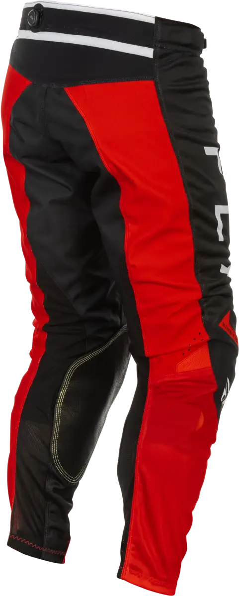 Kinetic Mesh Center Pants Black/White/Red Sz 28 - FLY RACING