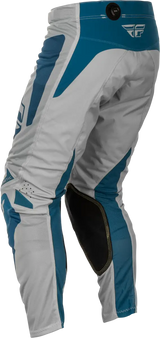 Kinetic Mesh Sym Pants Grey/Blue Sz 30 - FLY RACING