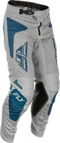 Kinetic Mesh Sym Pants Grey/Blue Sz 30 - FLY RACING