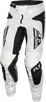 Kinetic Mesh Sym Pants White/Black Sz 40 - FLY RACING