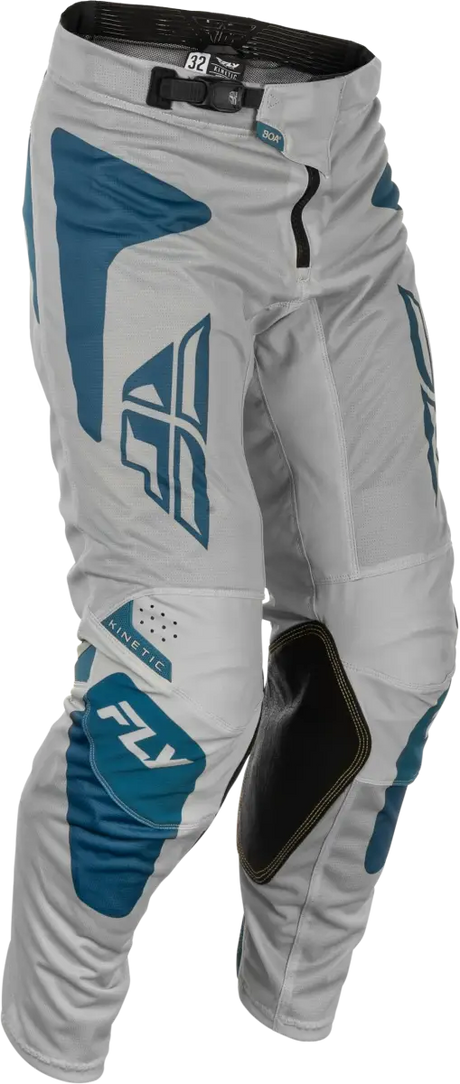 Kinetic Mesh Sym Pants Grey/Blue Sz 28 - FLY RACING