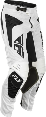 Kinetic Mesh Sym Pants White/Black Sz 32 - FLY RACING