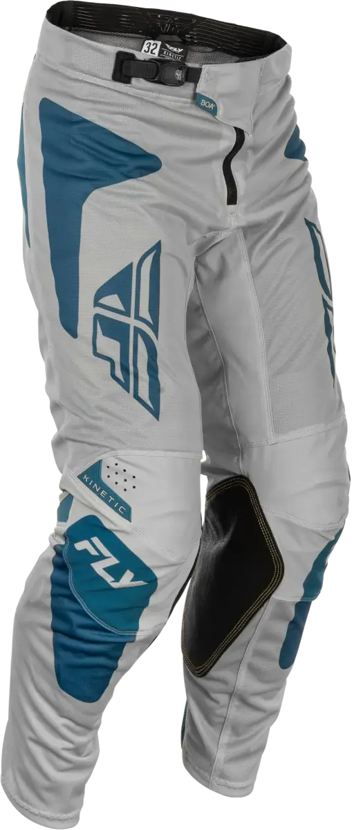 Kinetic Mesh Sym Pants Grey/Blue Sz 34 - FLY RACING
