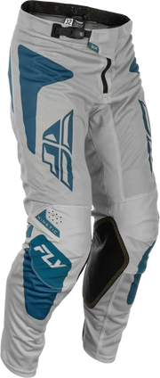 Kinetic Mesh Sym Pants Grey/Blue Sz 34 - FLY RACING