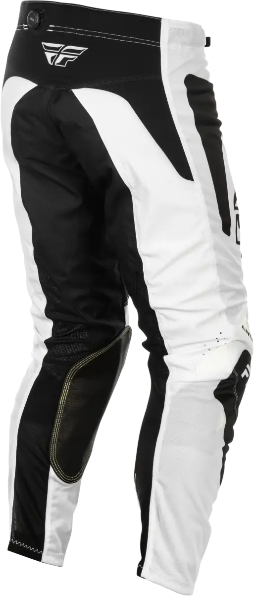 Kinetic Mesh Sym Pants White/Black Sz 30 - FLY RACING