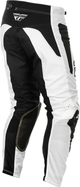 Kinetic Mesh Sym Pants White/Black Sz 30 - FLY RACING