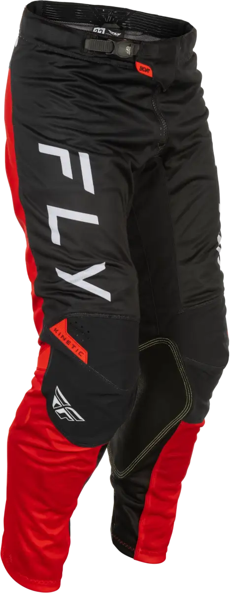 Kinetic Mesh Center Pants Black/White/Red Sz 34 - FLY RACING