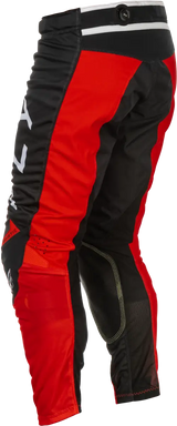 Kinetic Mesh Center Pants Black/White/Red Sz 34 - FLY RACING