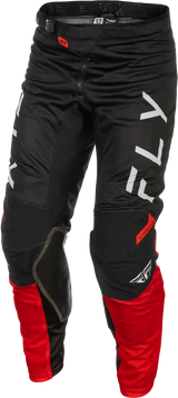 Kinetic Mesh Center Pants Black/White/Red Sz 34 - FLY RACING