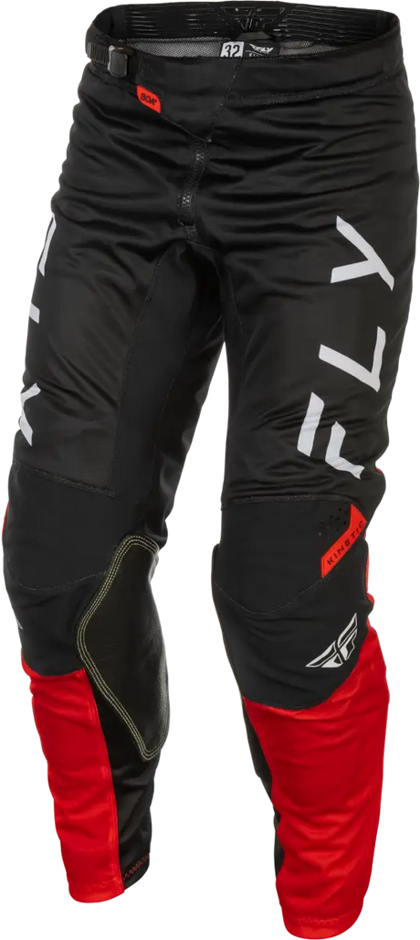 Kinetic Mesh Center Pants Black/White/Red Sz 36 - FLY RACING
