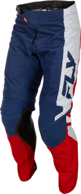 Kinetic Pants Red/White/Blue Sz 34 - FLY RACING