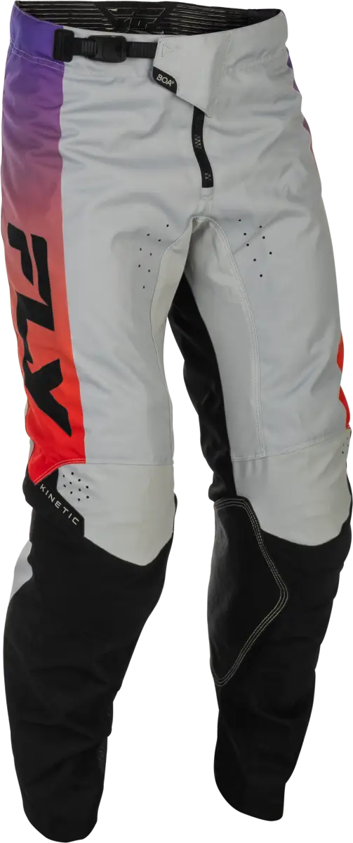 Kinetic Pants Grey/Red/Purple/Black Sz 42 - FLY RACING