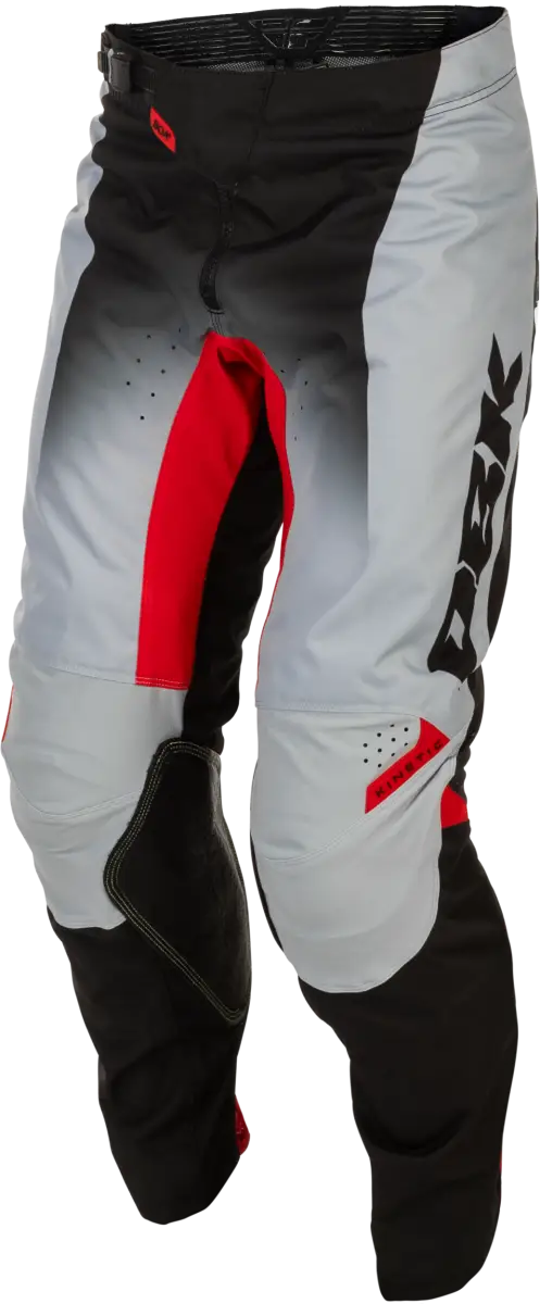 Kinetic Dbk Pants Grey/Black/Red Sz 34 - FLY RACING