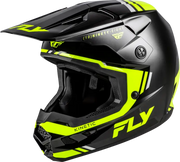 Kinetic Verdict Helmet Black/Hi Vis/Grey Lg - FLY RACING