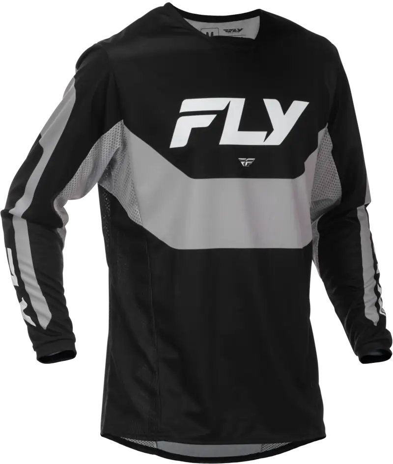 Kinetic Jersey Black/Grey Md - FLY RACING
