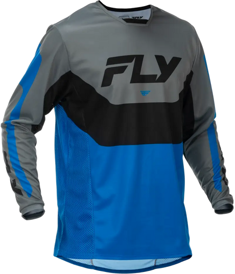 Kinetic Jersey Blue/Grey/Black Md - FLY RACING