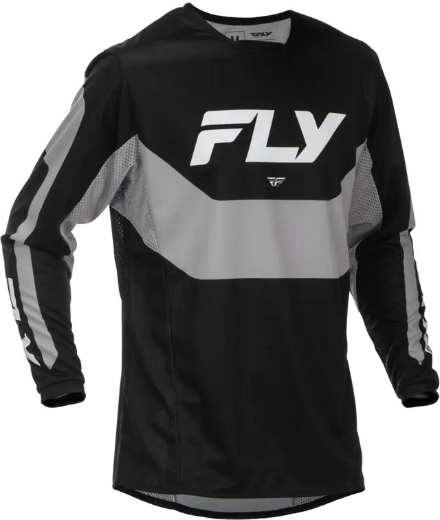 Kinetic Jersey Black/Grey Lg - FLY RACING