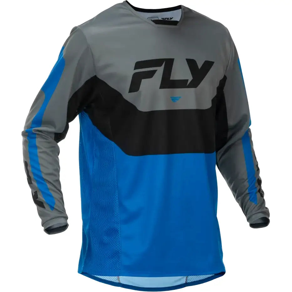 Kinetic Jersey Blue/Grey/Black Lg - FLY RACING