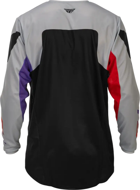 Kinetic Jersey Grey/Red/Purple/Black Sm - FLY RACING