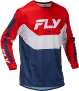 Kinetic Jersey Red/White/Blue Lg - FLY RACING