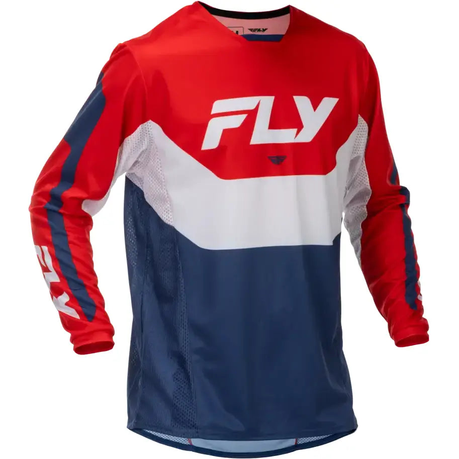 Kinetic Jersey Red/White/Blue Xl - FLY RACING