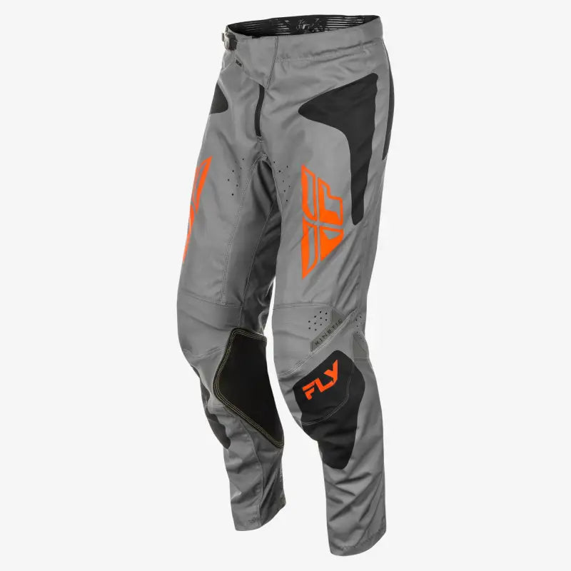 Kinetic Sym Pants Ca/Ny Grey/Orange/Black Sz 36 - FLY RACING