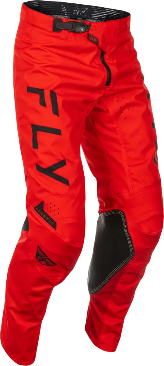 Kinetic Center Pants Ca/Ny Red/Black Sz 28 - FLY RACING