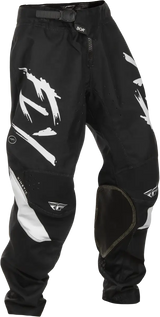 Kinetic Stoke Pant Ca/Ny Black/White Sz 20 - FLY RACING