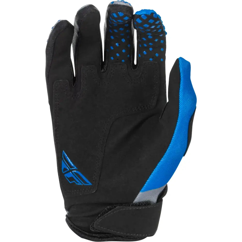 Kinetic Gloves Blue/Grey/Black 2x - FLY RACING