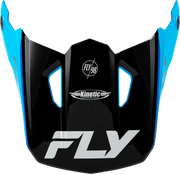 Kinetic Rally Helmet Visor Blue/Black/White Xs/Sm - FLY RACING