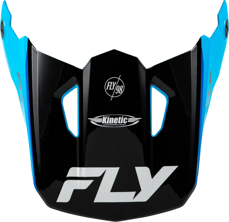 Kinetic Rally Helmet Visor Blue/Black/White Xs/Sm - FLY RACING