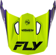 Kinetic Rally Helmet Visor Hi Vis/Blue/Black Md/Lg - FLY RACING