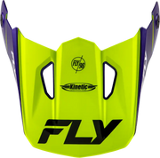 Kinetic Rally Helmet Visor Hi Vis/Blue/Black Md/Lg - FLY RACING