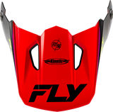 Kinetic Rally Helmet Visor Red/Black/White Xl/2x - FLY RACING