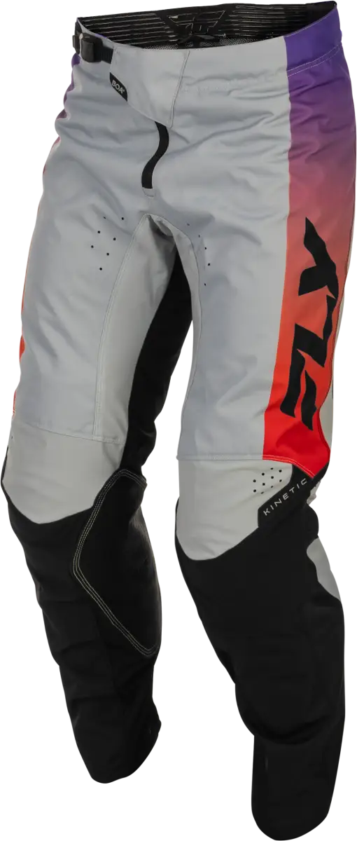 Kinetic Pants Grey/Red/Purple/Black Sz 38 - FLY RACING