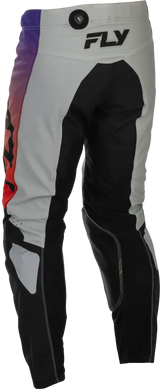 Kinetic Pants Grey/Red/Purple/Black Sz 36 - FLY RACING