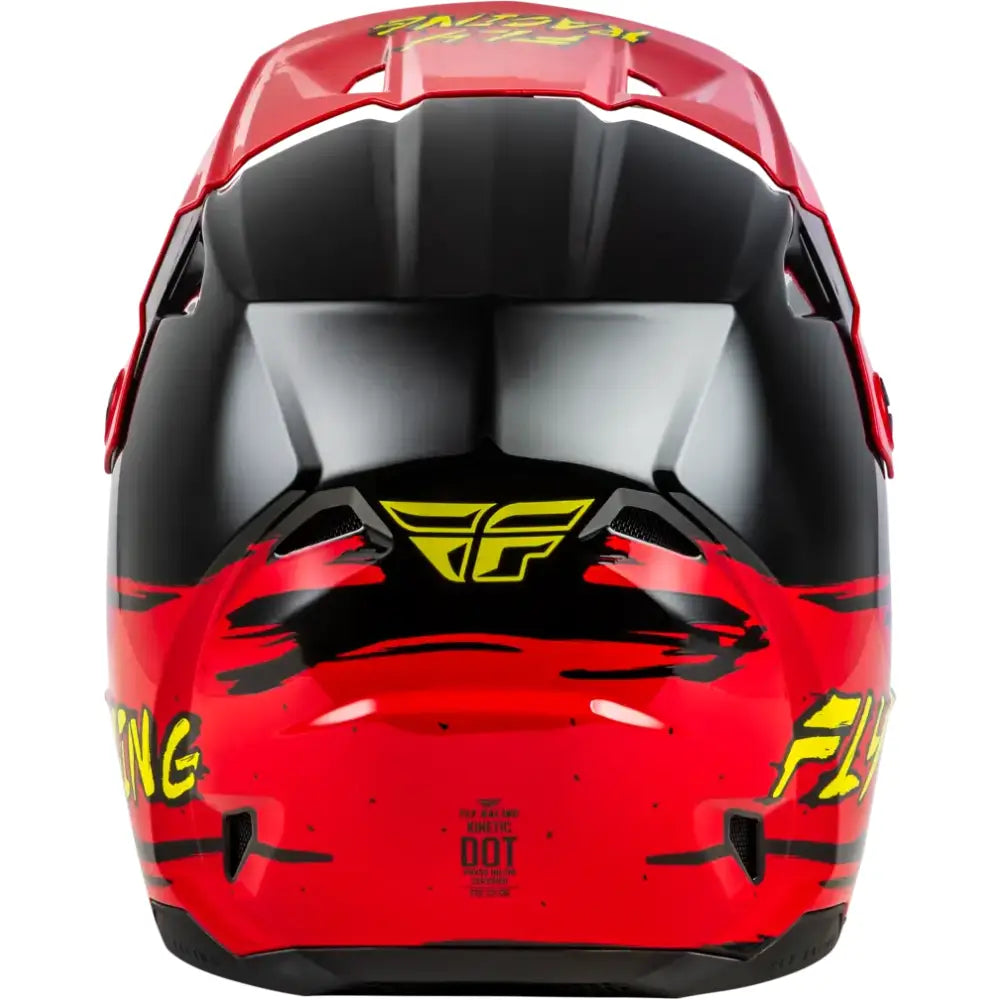 Youth Kinetic Surge Helmet Black/Red/Yellow Ys - FLY RACING