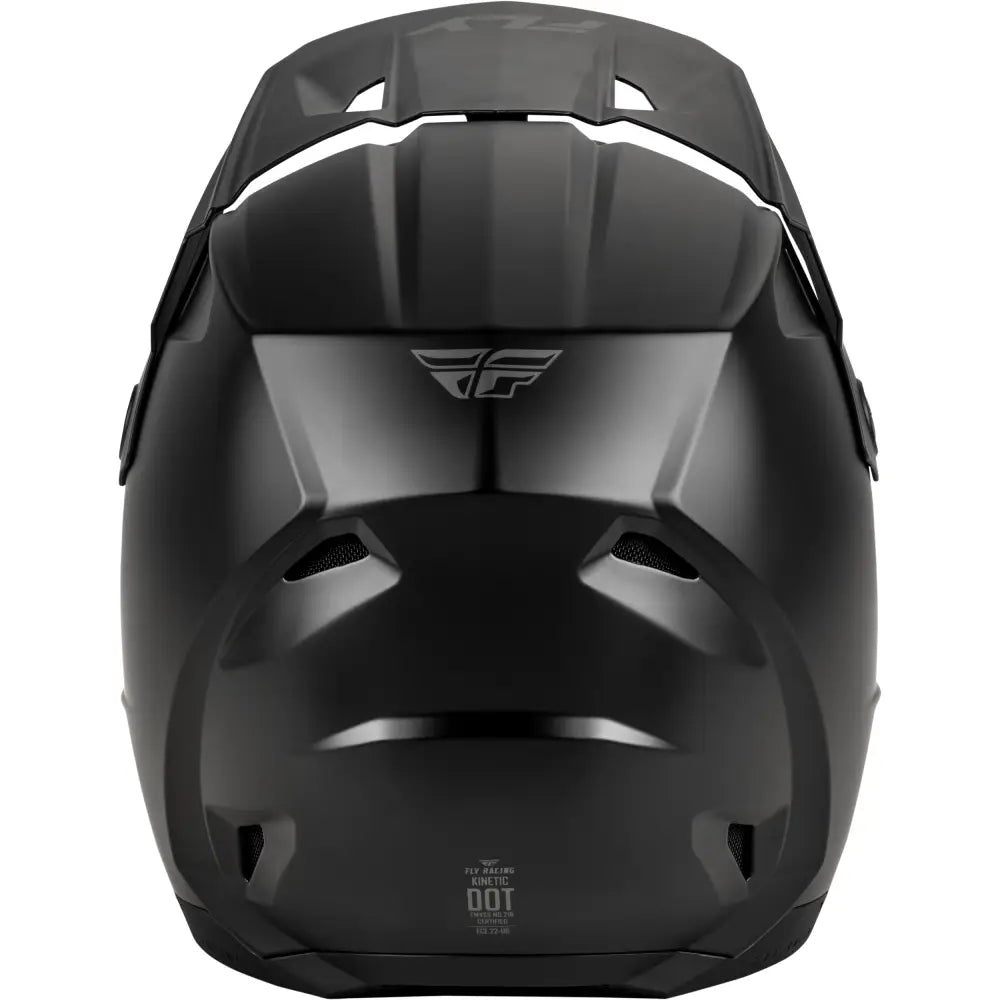 Kinetic Solid Helmet Matte Black Lg