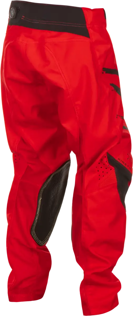 Kinetic Stoke Pant Ca/Ny Red/Black Sz 20 - FLY RACING