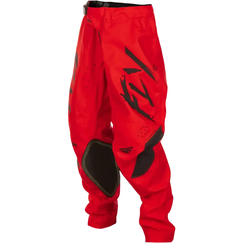 Kinetic Stoke Pant Ca/Ny Red/Black Sz 20 - FLY RACING