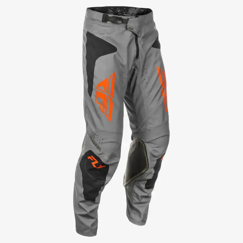 Kinetic Sym Pants Ca/Ny Grey/Orange/Black Sz 28 - FLY RACING