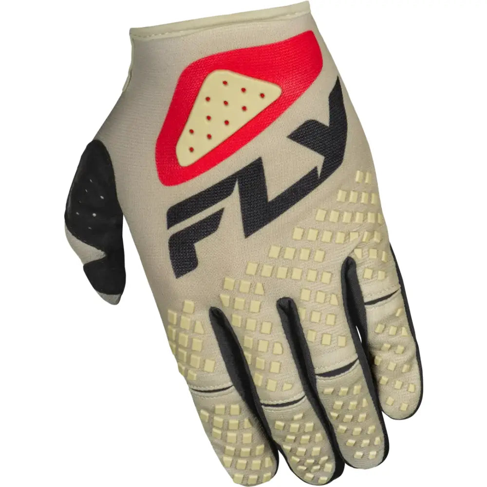 Kinetic Sym Gloves Light Grey/Red/Black 3x